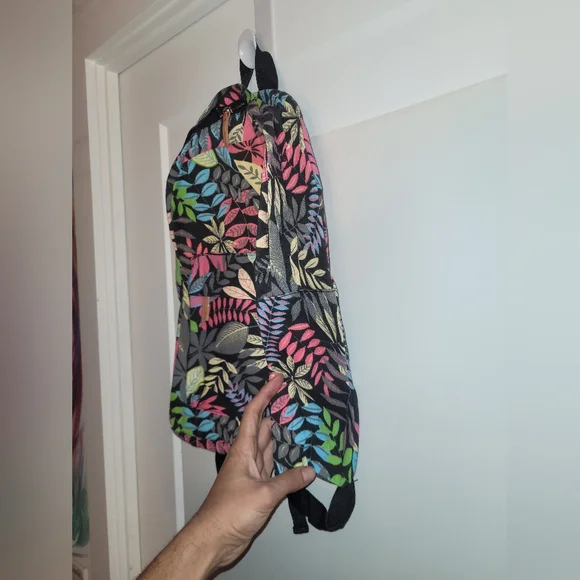 Neon leafs backpack - Picture 3 of 7